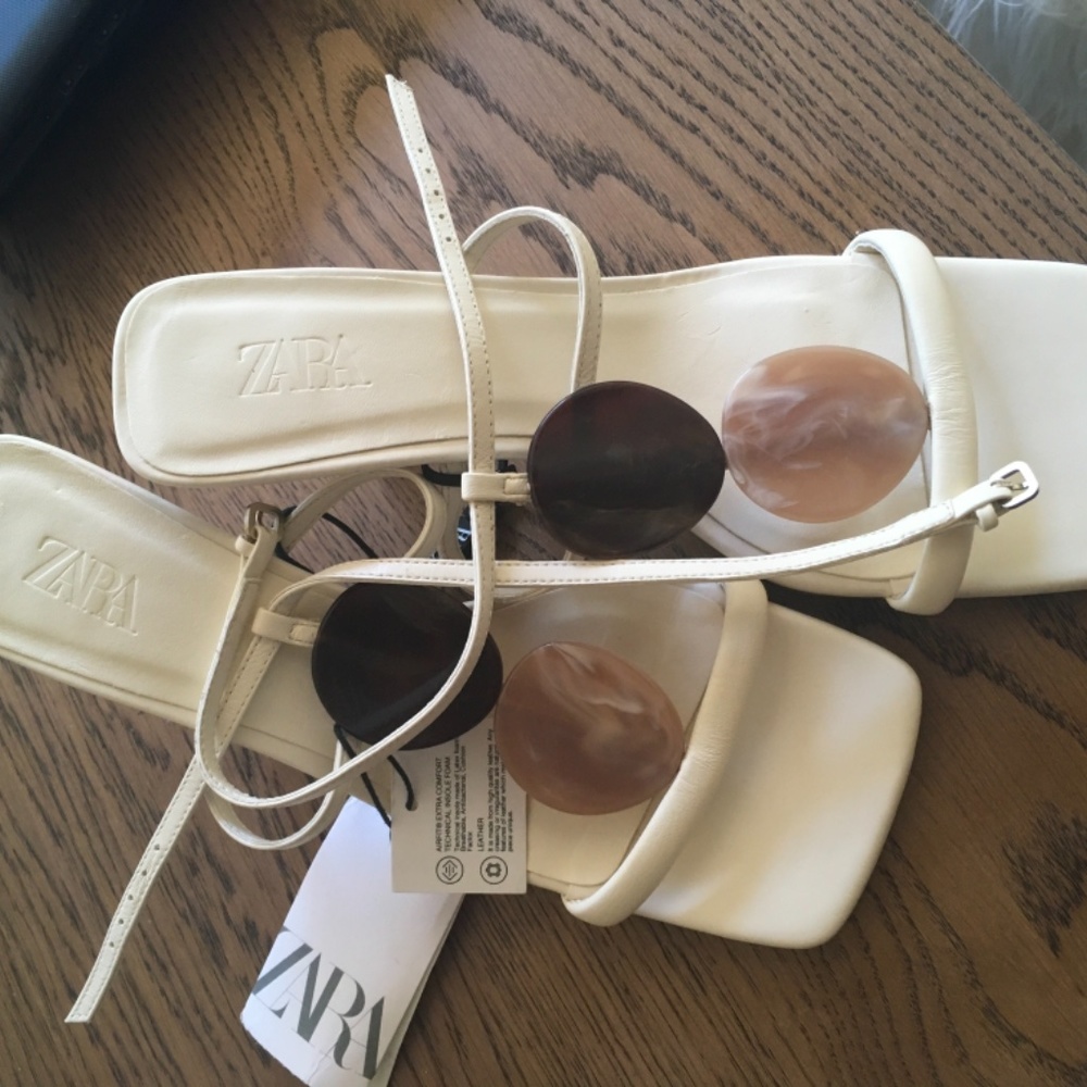 Zara mid-height heel sandals - Picture 9 of 10
